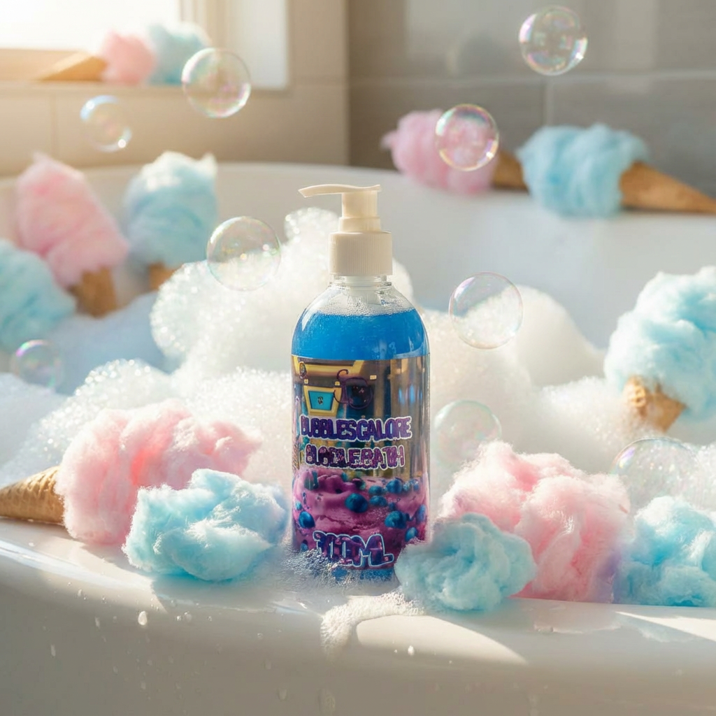 Bubbles Galore (Cotton Candy) Blue
