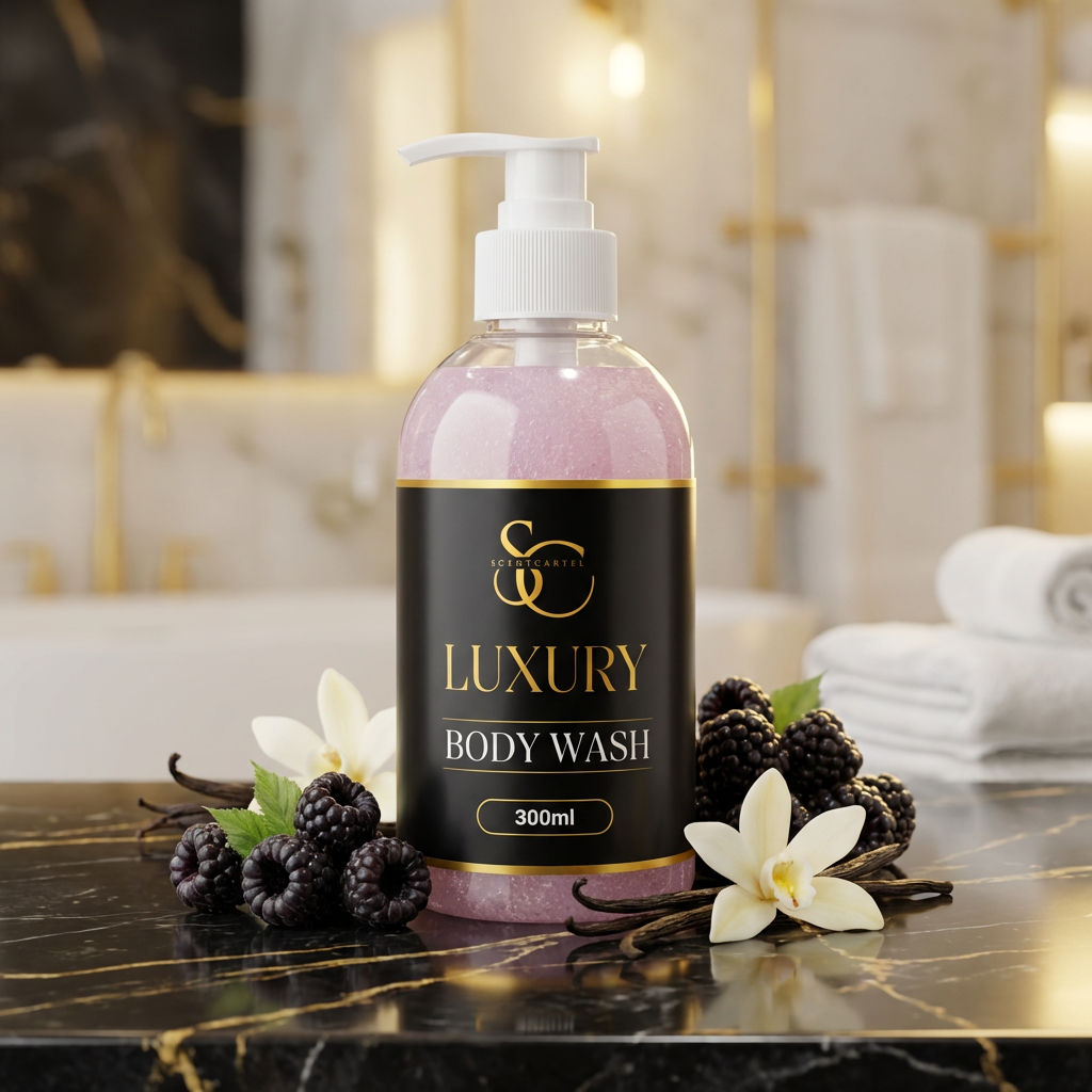 Luxury Body Wash "Black Raspberry & Vanilla "