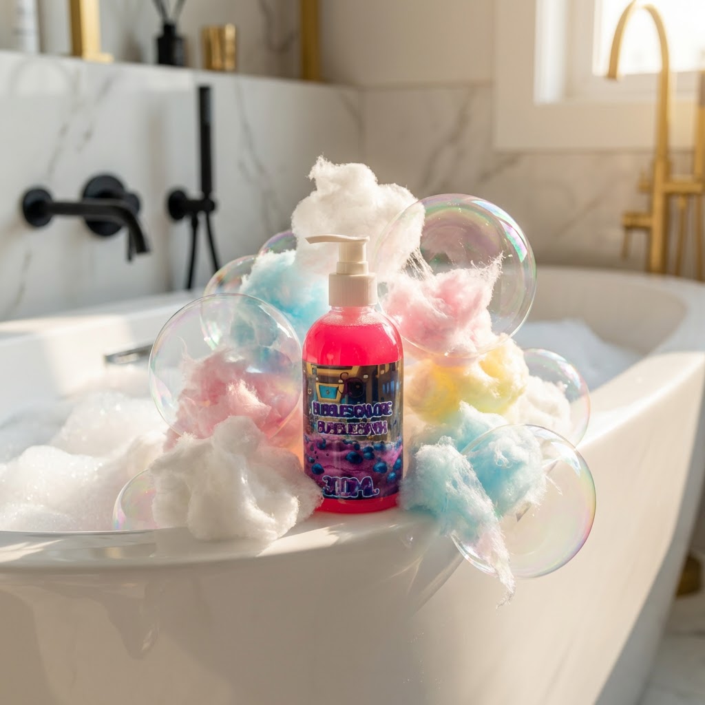 Bubbles Galore (Cotton Candy) pink