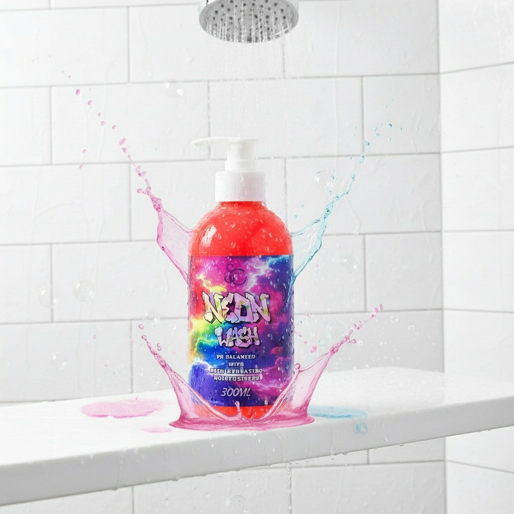 Neon Wash (Red Frogs) Red