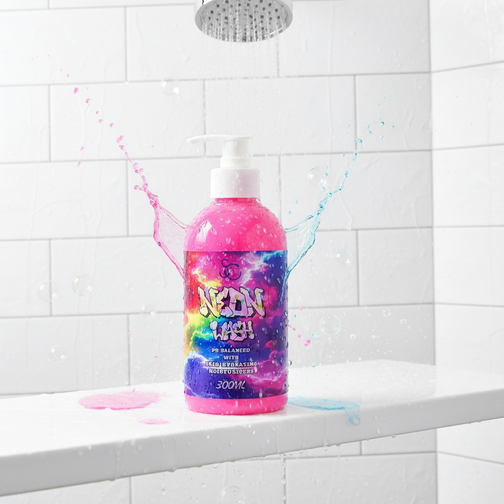 Neon Wash (Monkey Farts) Pink